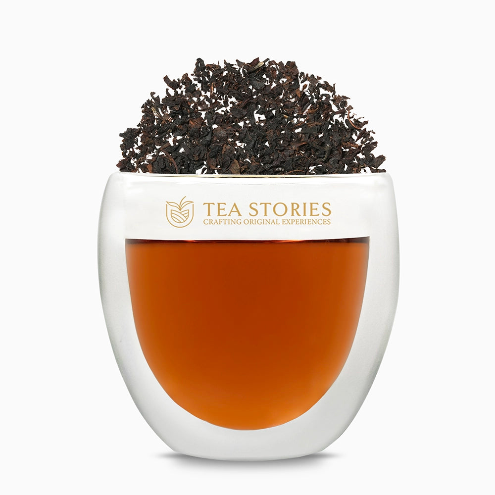 Kulukkumalai black tea visual — linking tradition and branding.
